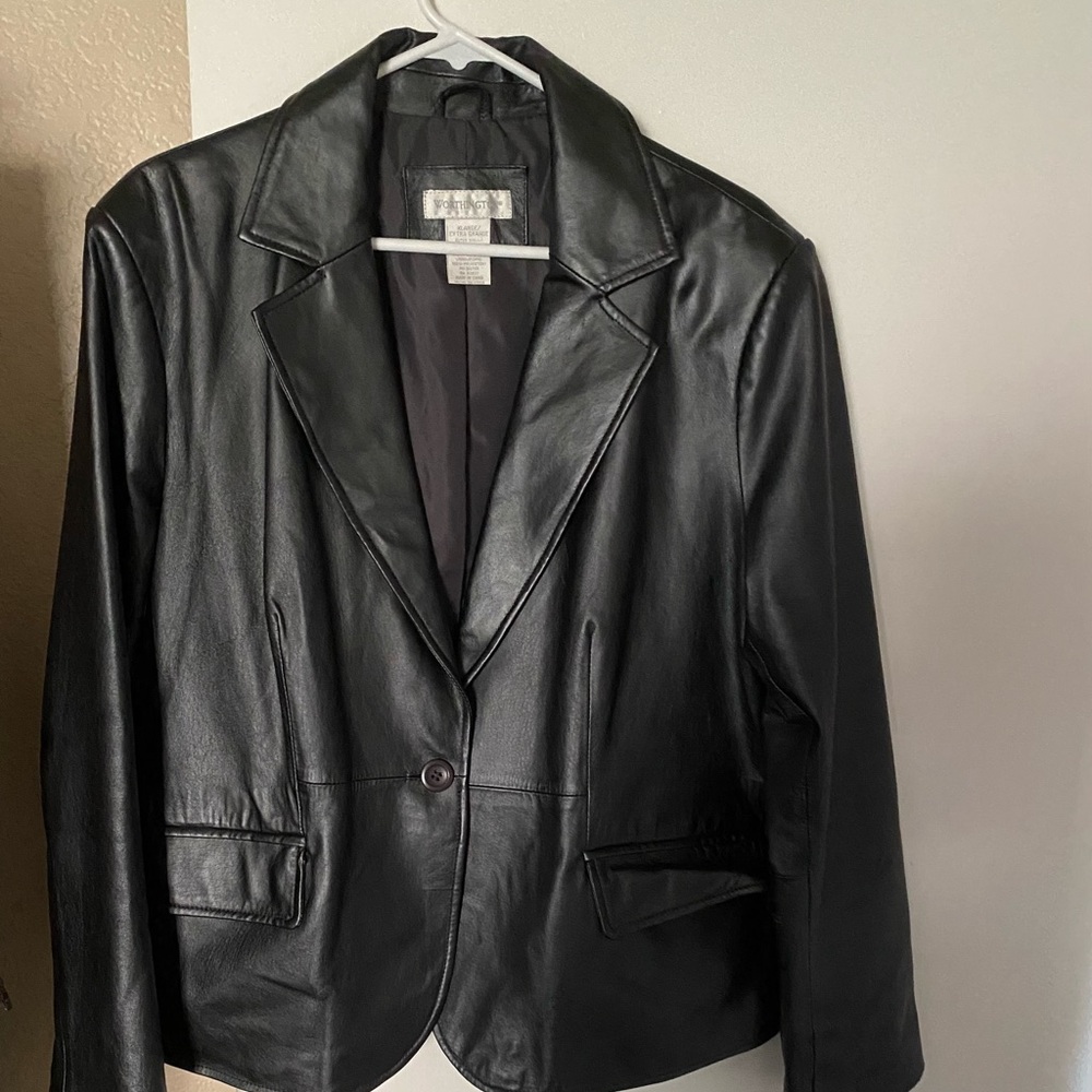 100% genuine Leather jacket size XL